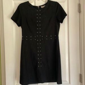 Super cute and Festive Sugar + Lips Black Faux Microsuede Medium